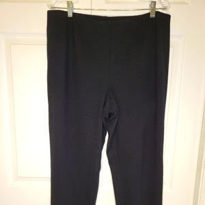 J jill ponte slim leg pants black large